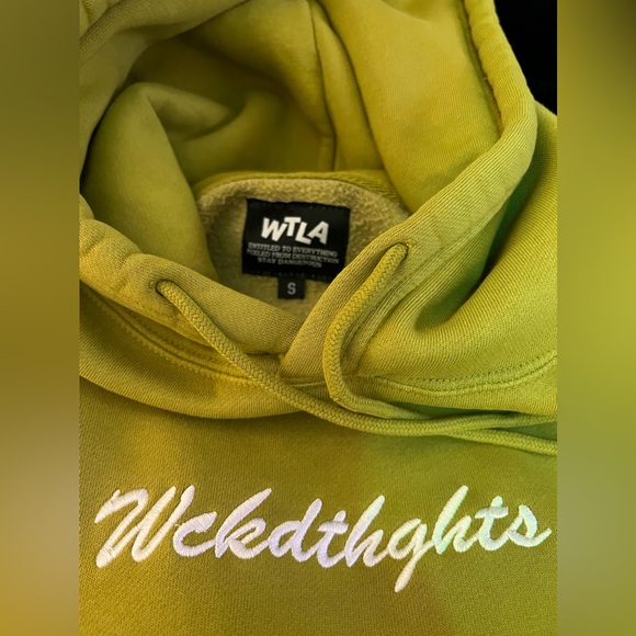 Wckdthghts kluxbusters OTR hoodie (pear green) - Picture 4 of 5